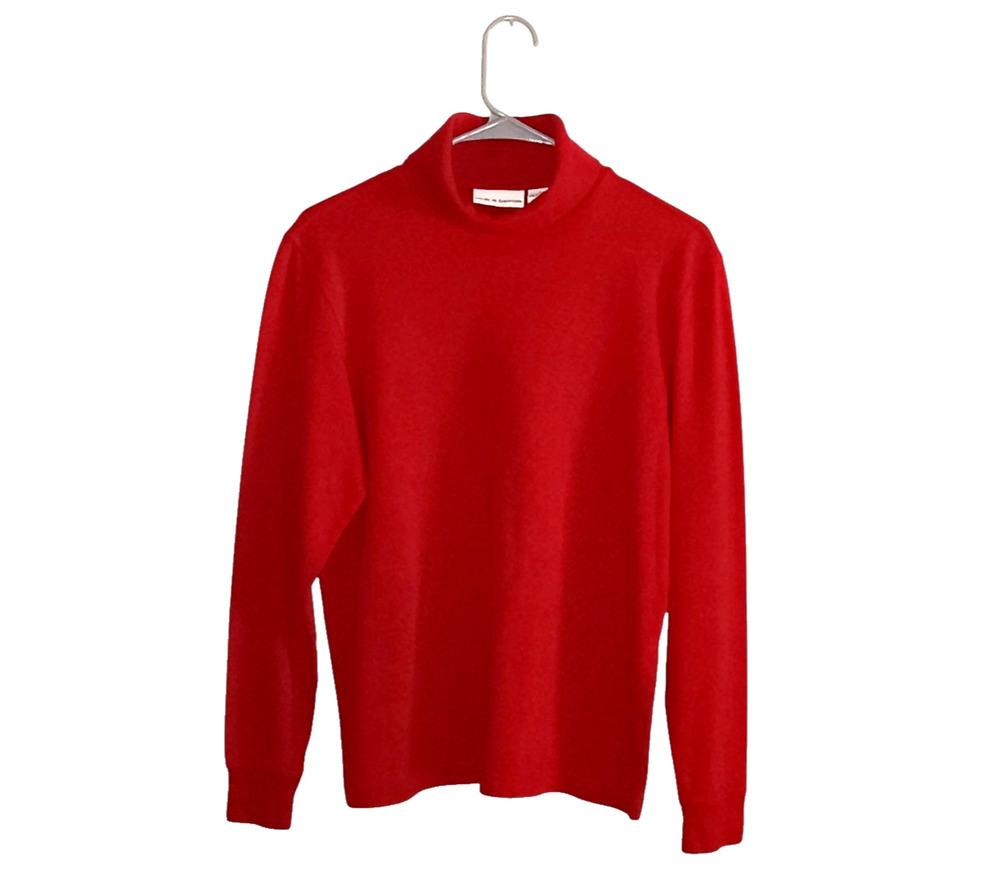 Croft & Barrow Women’s Red Turtleneck Sweater Top Size Small Regular